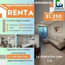 Apartamento en Alquiler en La Uruca Uruca, San José