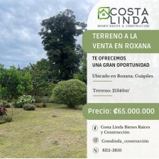 Terreno en Venta en Roxana Roxana, Limón