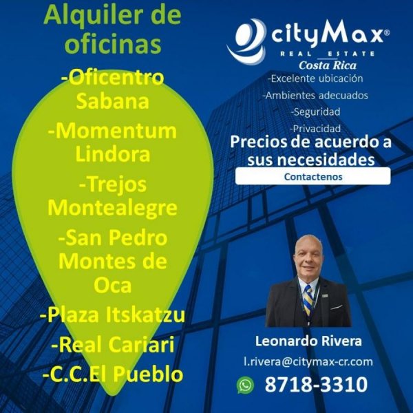 Oficina en Alquiler en  San José, San José