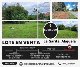 Terreno en Venta en  Alajuela, Alajuela