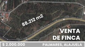 Finca en Venta en PALMARES ALAJUELA Palmares, Alajuela